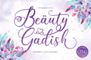 Beauty Gadish: A Script Font That Elevates Branding
