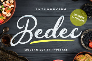 Bedec: A Bold Handwritten Script for Creative Branding