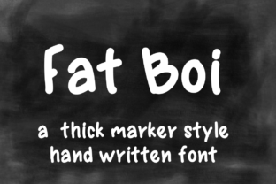 Bring Bold Style to Your Creations with Fat Boi Font