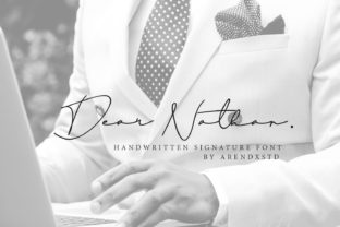 Dear Nathan: A Sophisticated Script Font for Web Design