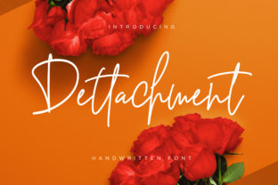 Dettachment Handwritten Font for Digital Marketing