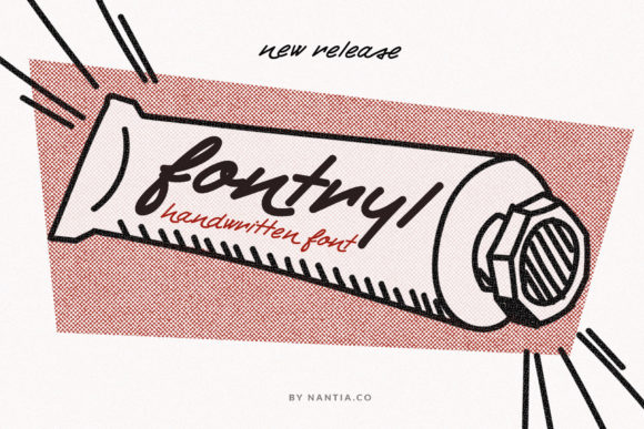 Fontryl: A Bold Handwritten Font for Editorial Design