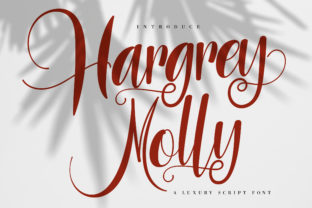 Hargrey Molly: A Modern Script Font for Web Design