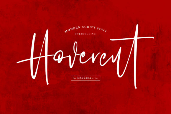 Hovercut: A Playful Script Font for Creative Branding