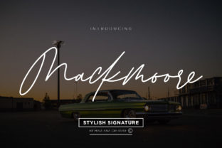 Mackmoore Font for Handmade Creations
