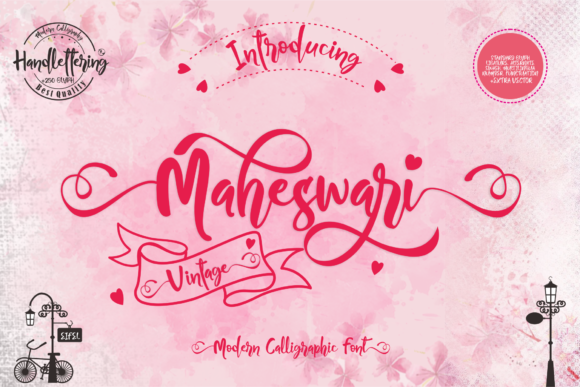 Maheswari: A Modern Script Font for Editorial Elegance