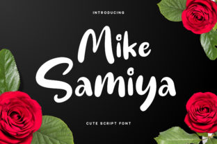 Mike Samiya: A Script Font That Elevates Editorial Design