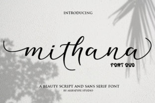 Mithana Duo: A Font That Elevates Branding with Romance and Boldness