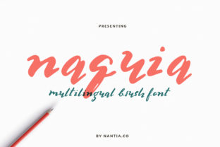 Naquia: A Light Script Font for Handmade Creations