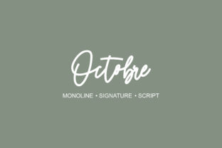 Octobre: A Script Font for Modern Web Design