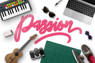 Passion: A Handwritten Font for Editorial Design