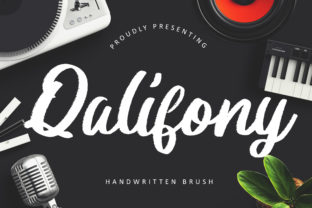 Qalifony: A Handwritten Font for Professional Branding