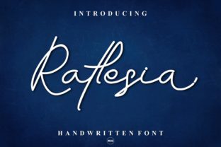 Raflesia Script Font for Web Design