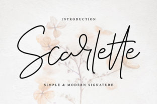 Scarlette: A Font That Breathes Life into Your Handmade Creations