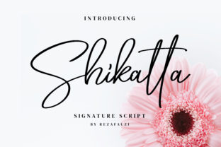 Shikatta: A Script Font for Crafting with Heart
