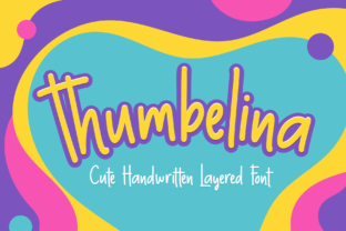 Thumbelina: A Sweet Handwritten Font for Branding Projects