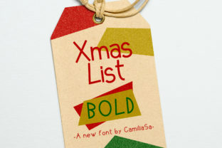 Xmas List Bold: A Festive Font for Branding